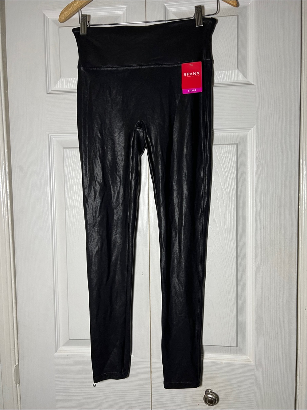 NWT SPANX Faux Leather Legging Women’s Large